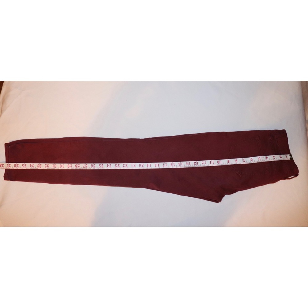 Madewell - skinny skinny burgundy jeans - Picture 8 of 8